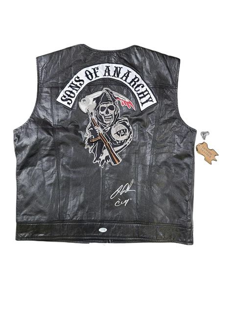 sons of anarchy jacket replica|sons of anarchy signed memorabilia.